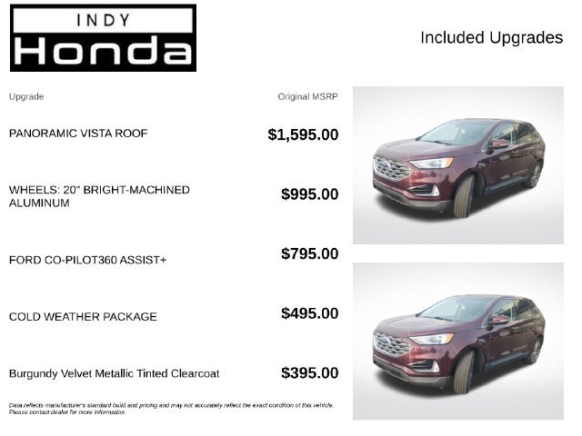 Used 2019 Ford Edge Titanium w/ Cold Weather Package FWD image 4