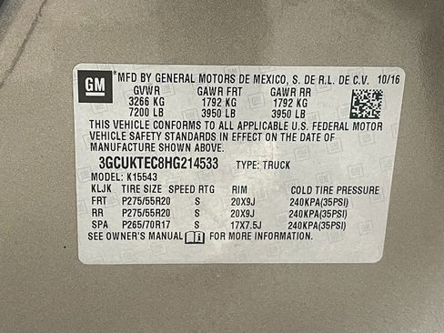 Used 2017 Chevrolet Silverado 1500 High Country image 25