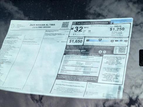New 2025 Nissan Altima 2.5 S image 16