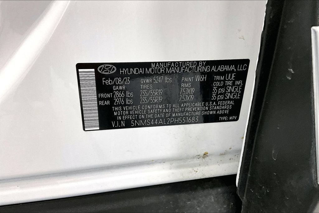 Used 2023 Hyundai Santa Fe Limited FWD image 40