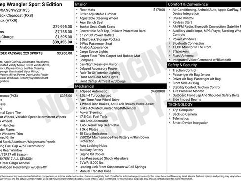 Used 2022 Jeep Wrangler Sport S image 15