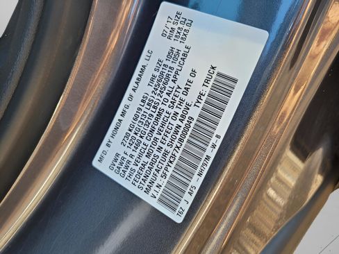 Certified 2018 Honda Ridgeline RTL-E image 34