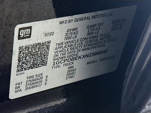 Used 2022 Chevrolet Silverado 1500 Custom image 36