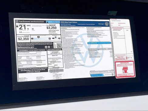 New 2026 Volkswagen Atlas Peak Edition image 14