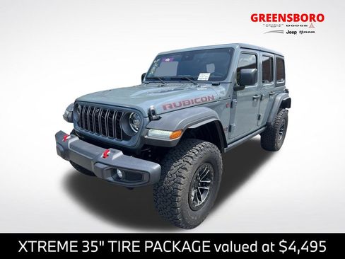 Used 2024 Jeep Wrangler Unlimited Rubicon w/ XTREMEE 35" Tire Package AWD/4WD image 1