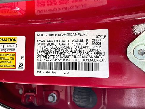 Used 2019 Honda Accord Sport image 16