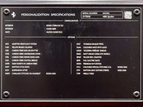 Used 2016 Ferrari 488 Spider image 5