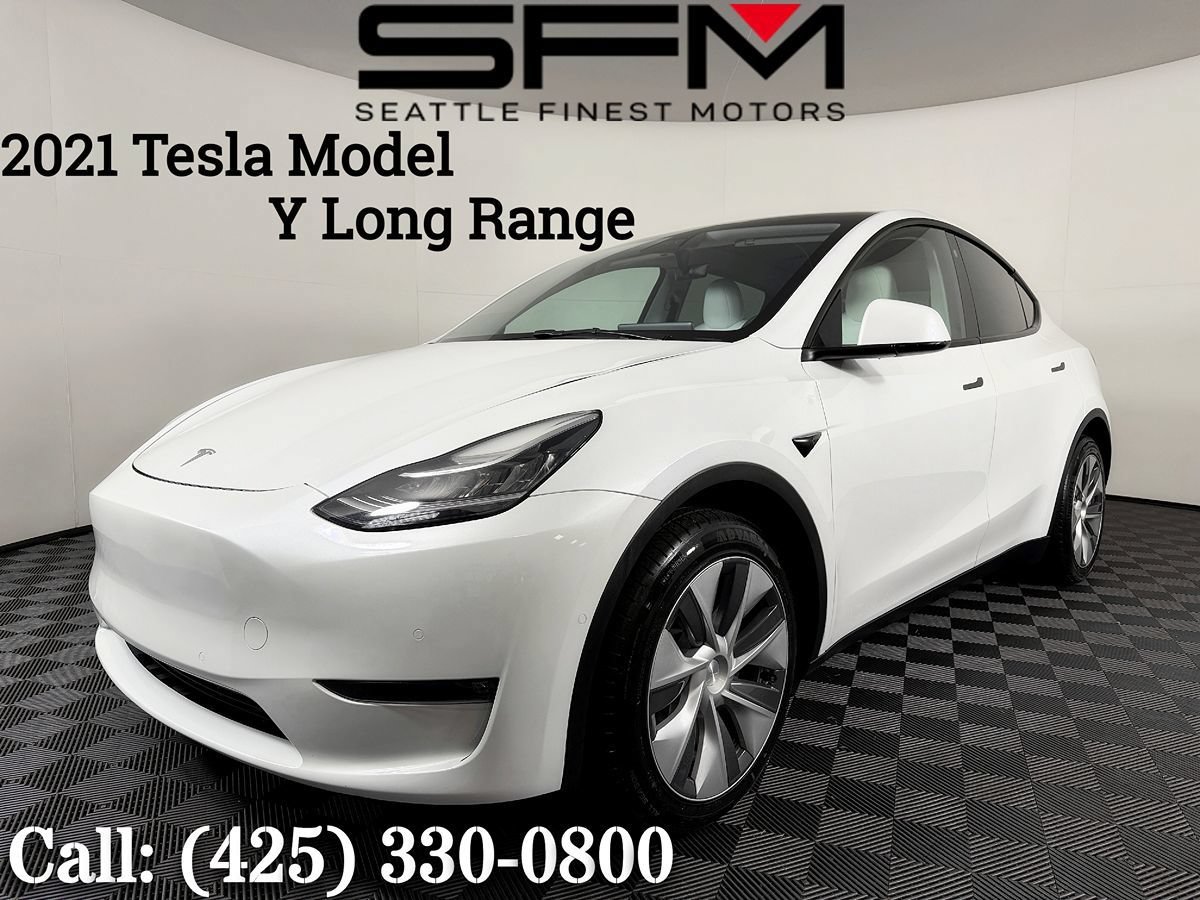 Used 2021 Tesla Model Y Long Range AWD/4WD image 1