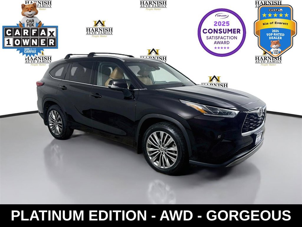 Used 2020 Toyota Highlander Platinum AWD/4WD image 1