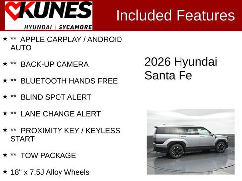 Used 2026 Hyundai Santa Fe SE AWD/4WD image 2