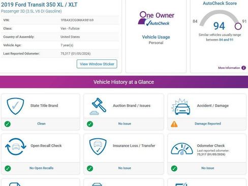 Used 2019 Ford Transit 350 XL image 3