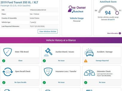 Used 2019 Ford Transit 350 XL