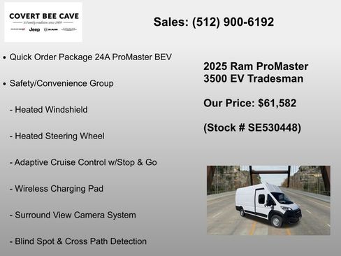 New 2025 RAM ProMaster 3500 FWD image 6