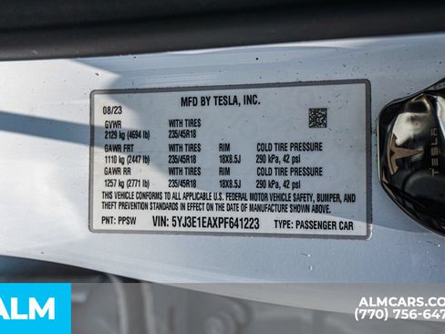 Used 2023 Tesla Model 3 Standard Range RWD image 62