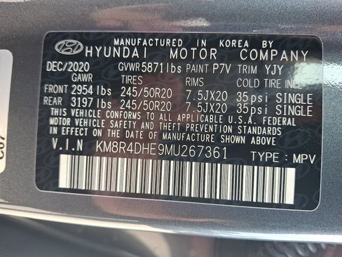 Used 2021 Hyundai Palisade SEL AWD/4WD image 28