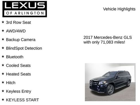 Used 2017 Mercedes-Benz GLS 550 4MATIC image 7