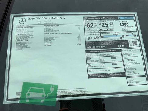 New 2026 Mercedes-Benz GLC 350e GLC 350e image 26