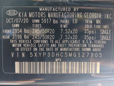 Used 2021 Kia Telluride EX w/ EX Premium Package image 33