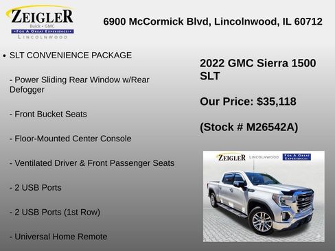 Used 2022 GMC Sierra 1500 SLT w/ SLT Premium Package AWD/4WD image 30