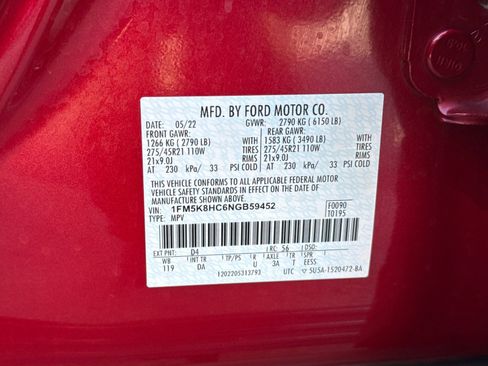 Used 2022 Ford Explorer Platinum w/ Equipment Group 601A image 39