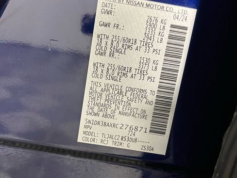 Used 2024 Nissan Pathfinder SV w/ Lighting Package (N92) image 35