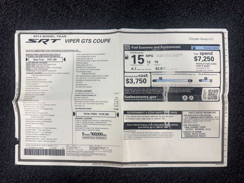 Used 2014 SRT Viper GTS image 4