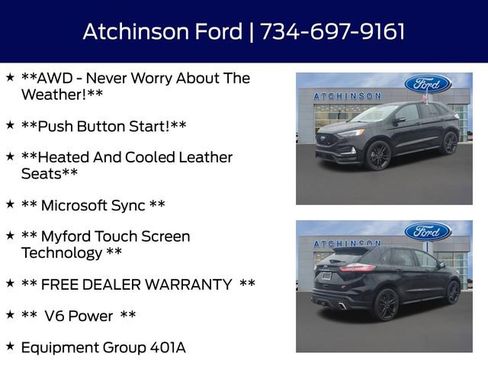 Used 2022 Ford Edge ST w/ Equipment Group 401A image 8
