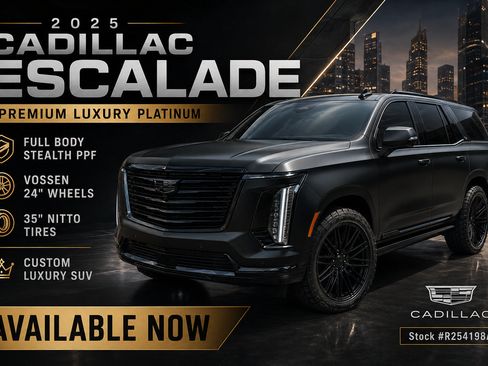 Used 2025 Cadillac Escalade Premium Luxury Platinum w/ LPO, Floor Liner Package AWD/4WD image 11