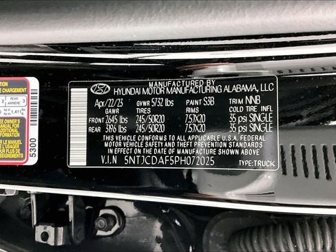 Certified 2023 Hyundai Santa Cruz Night AWD/4WD image 43