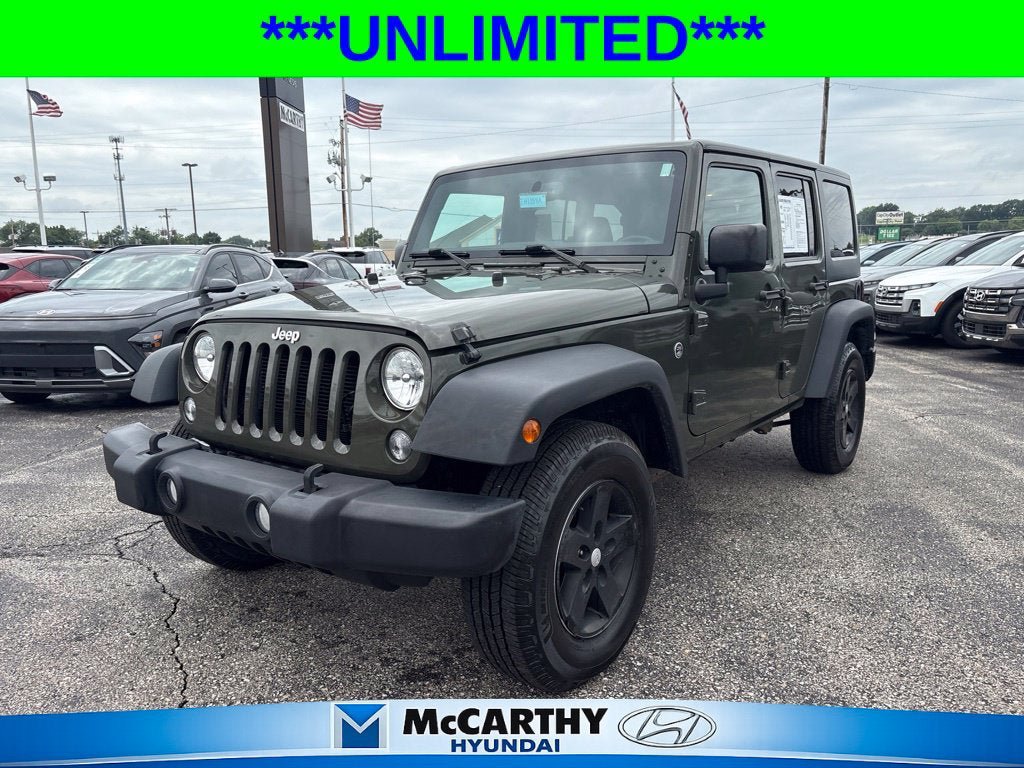 Used 2015 Jeep Wrangler Unlimited Sport w/ Quick Order Package 24S AWD/4WD image 1