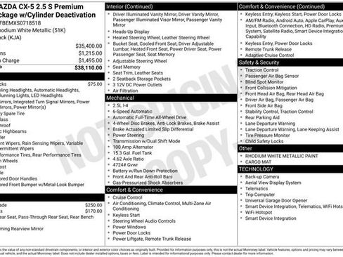 Used 2025 MAZDA CX-5 AWD 2.5 S w/ Premium Plus Pkg image 42