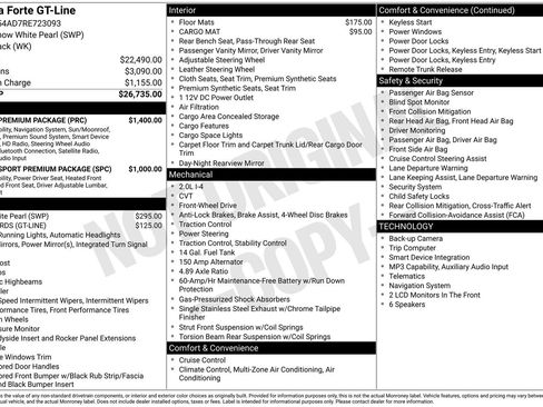 Used 2024 Kia Forte GT-Line w/ GT-Line Premium Package FWD image 4