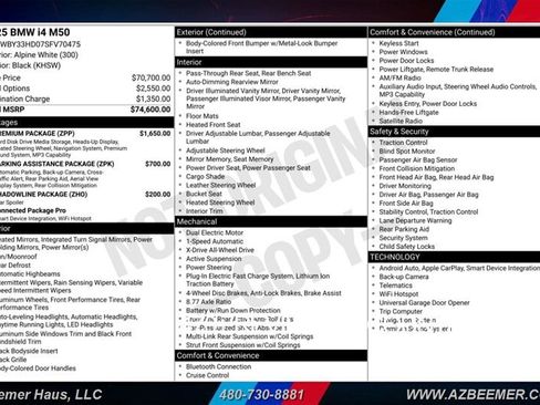 Used 2025 BMW i4 M50 w/ Premium Package AWD/4WD image 3