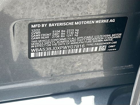 Used 2023 BMW 540i w/ Convenience Package image 35