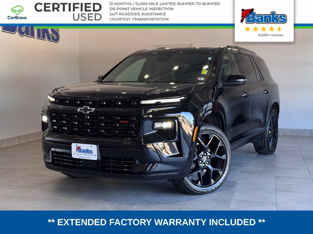 Certified 2025 Chevrolet Traverse RS AWD/4WD image 1