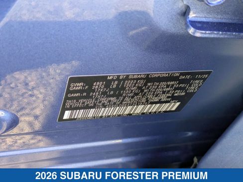 Certified 2026 Subaru Forester Premium AWD/4WD image 29