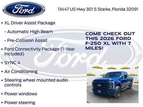 New 2026 Ford F250 XL w/ STX Appearance Package image 25