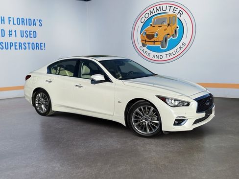 Used 2019 INFINITI Q50 Luxe w/ Essential Package (3.0T Luxe) image 7