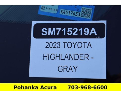 Used 2023 Toyota Highlander XSE AWD/4WD image 39