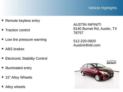 Used 2021 Mitsubishi Mirage G4 LE image 9