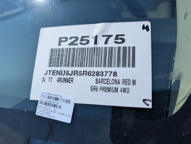 Certified 2024 Toyota 4Runner SR5 Premium w/ Moonroof Package AWD/4WD image 37