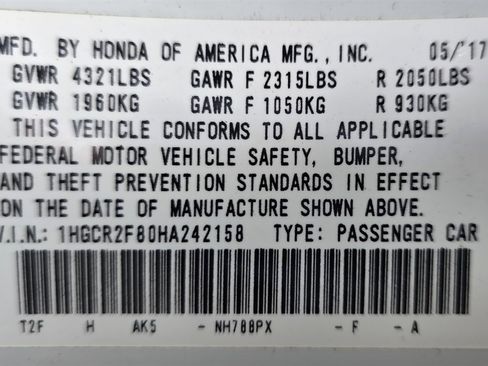 Used 2017 Honda Accord EX-L image 44