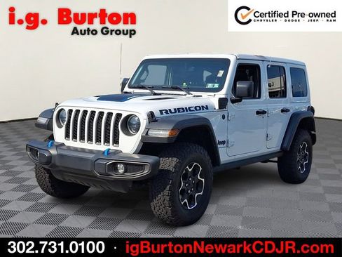 Used 2023 Jeep Wrangler Unlimited Rubicon 4xe w/ Cold Weather Group AWD/4WD image 3