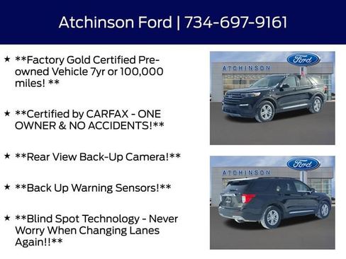 Certified 2023 Ford Explorer XLT w/ Equipment Group 202A image 4