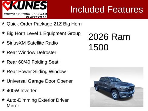 New 2026 RAM 1500 Big Horn image 2