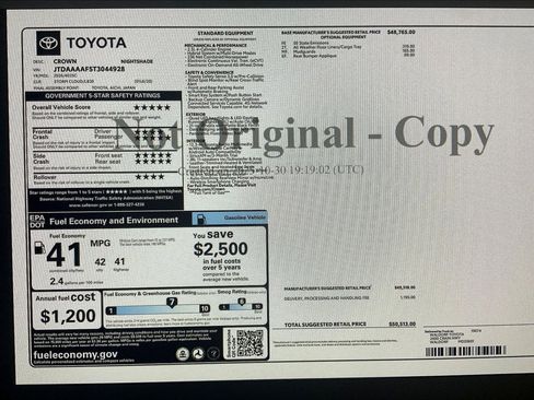 New 2026 Toyota Crown Nightshade image 16