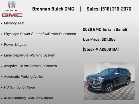 Certified 2020 GMC Terrain Denali w/ Denali Premium Package AWD/4WD image 18