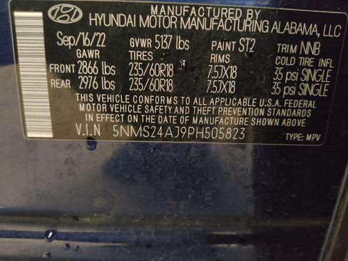 Used 2023 Hyundai Santa Fe SEL w/ Cargo Package FWD image 33