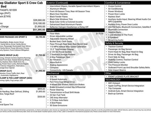 New 2026 Jeep Gladiator Sport AWD/4WD image 4