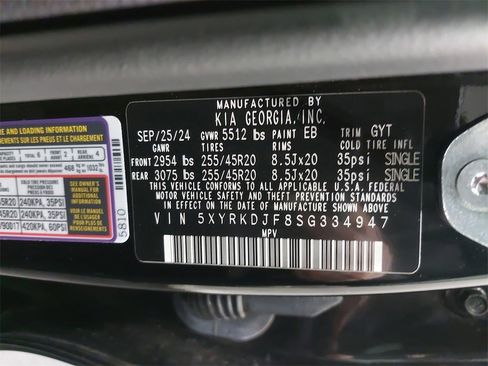 Used 2025 Kia Sorento SX image 73